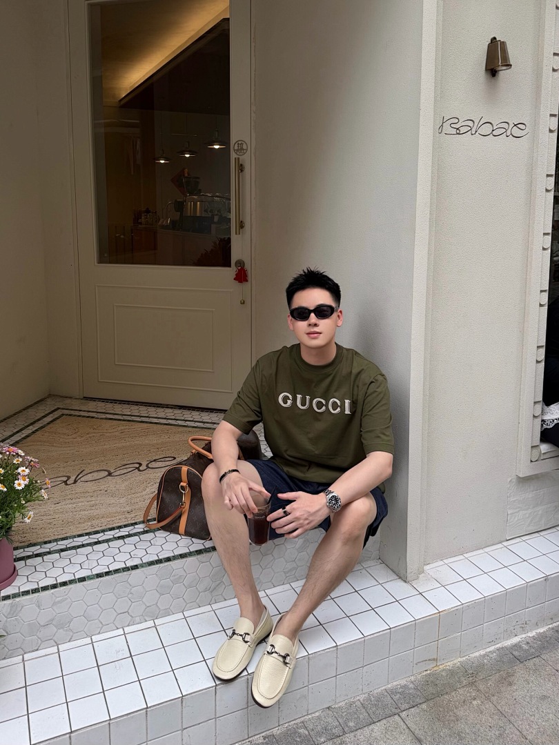 Gucci GU Print Short Sleeve (Green) - Image 17