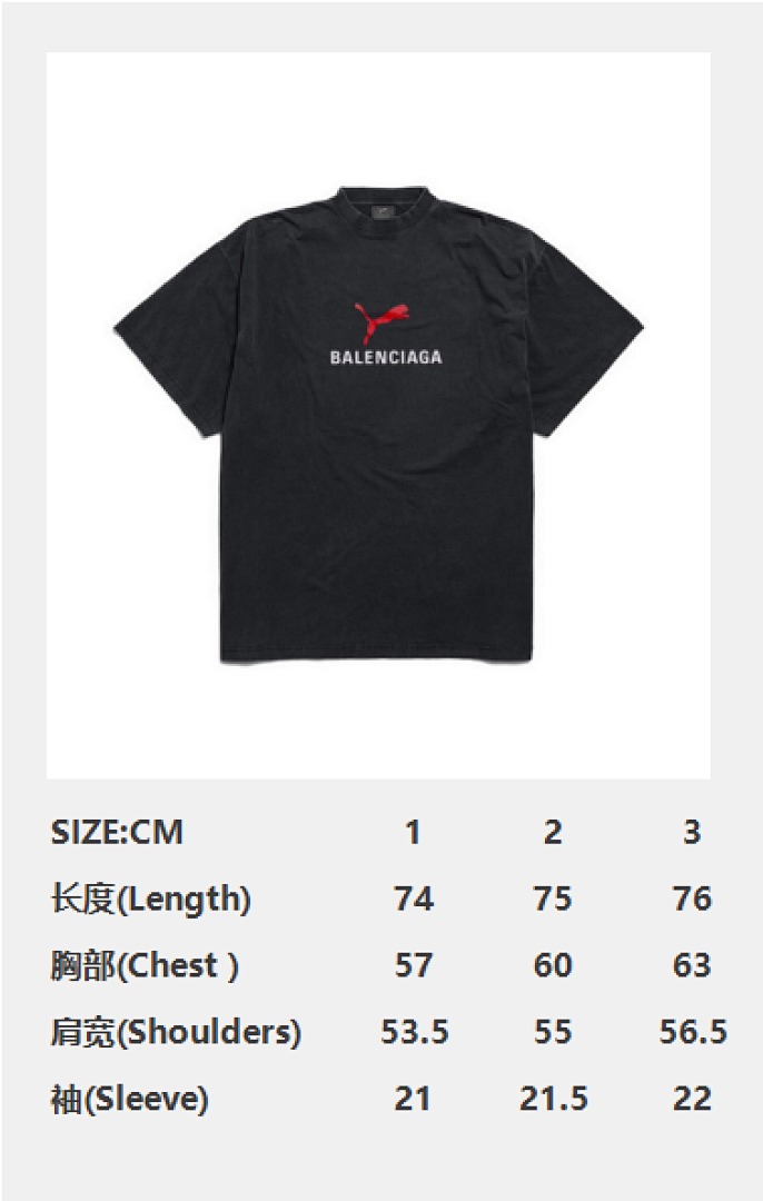 Balenciaga Collab Print T - Image 5