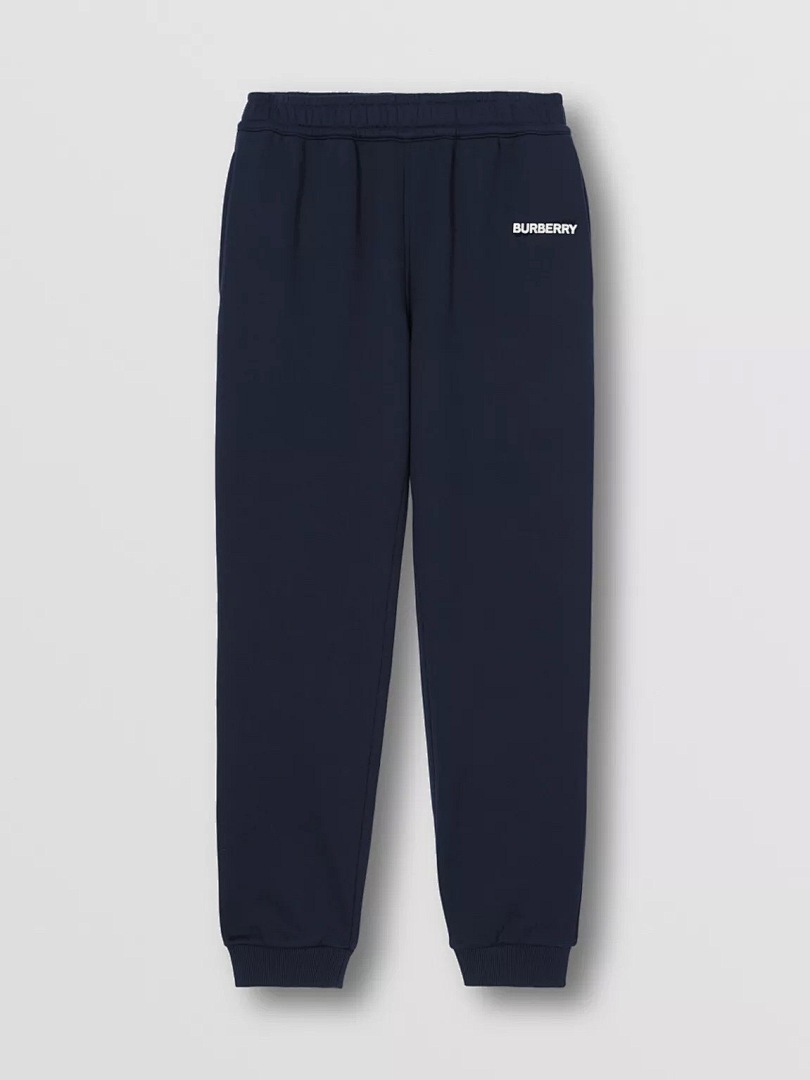 Burberry White Logo Print