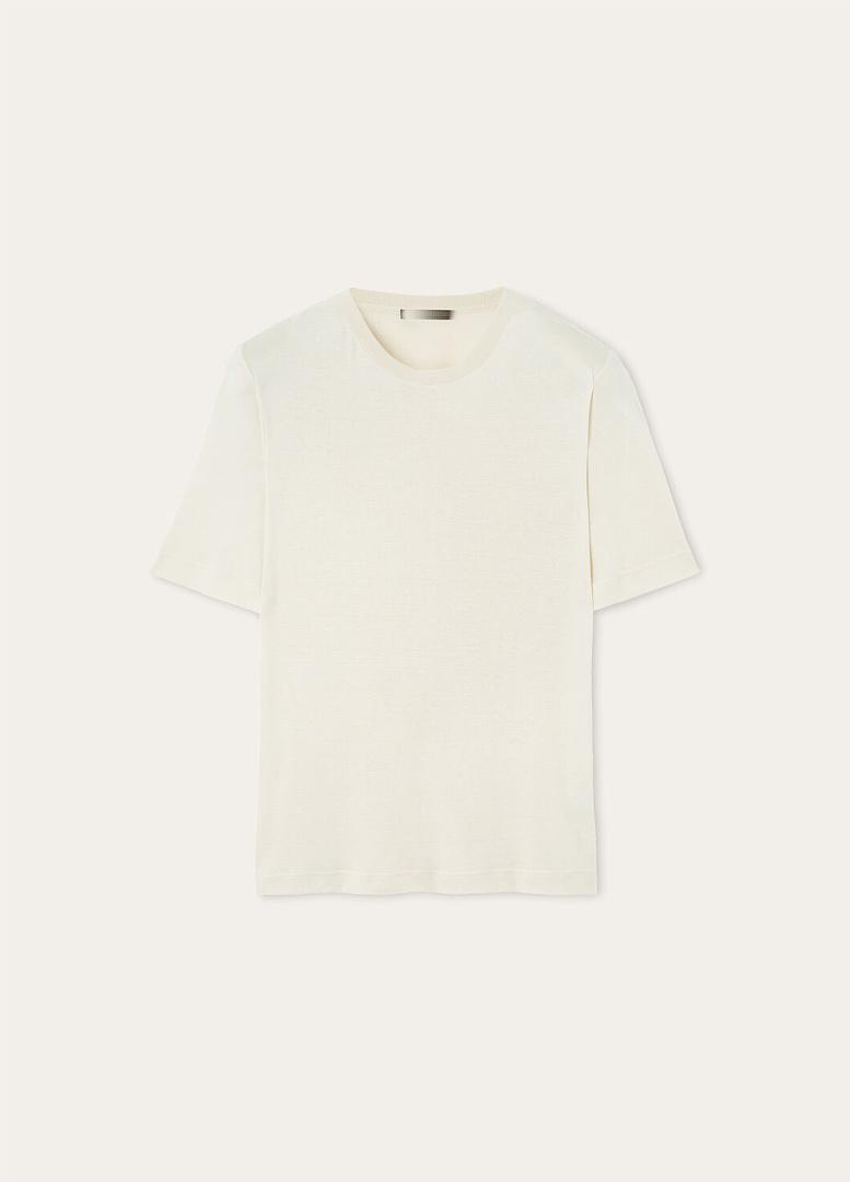 Unbranded Silk Cotton Short Sleeve Apricot - Image 2