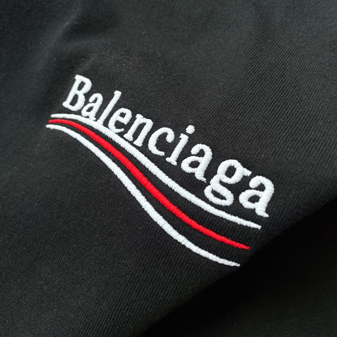 Balenciaga Long Sleeve T (Black) - Image 7