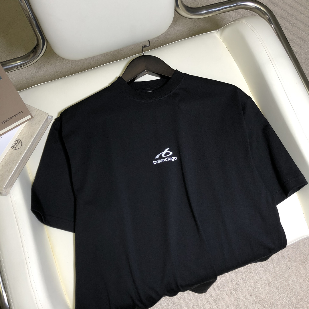 Balenciaga Stitching T (Black) - Image 10