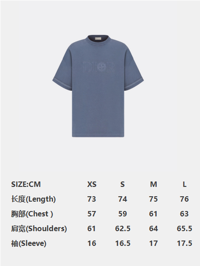Unbranded DR Star Label Collab Short Sleeve (Blue) - Image 2