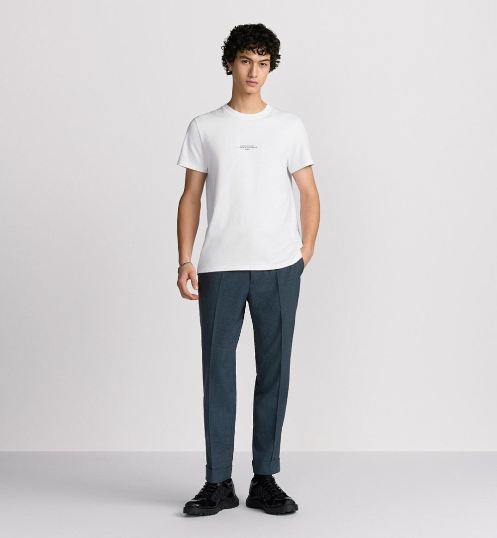 Unbranded DR Small Print T (White) - Image 11