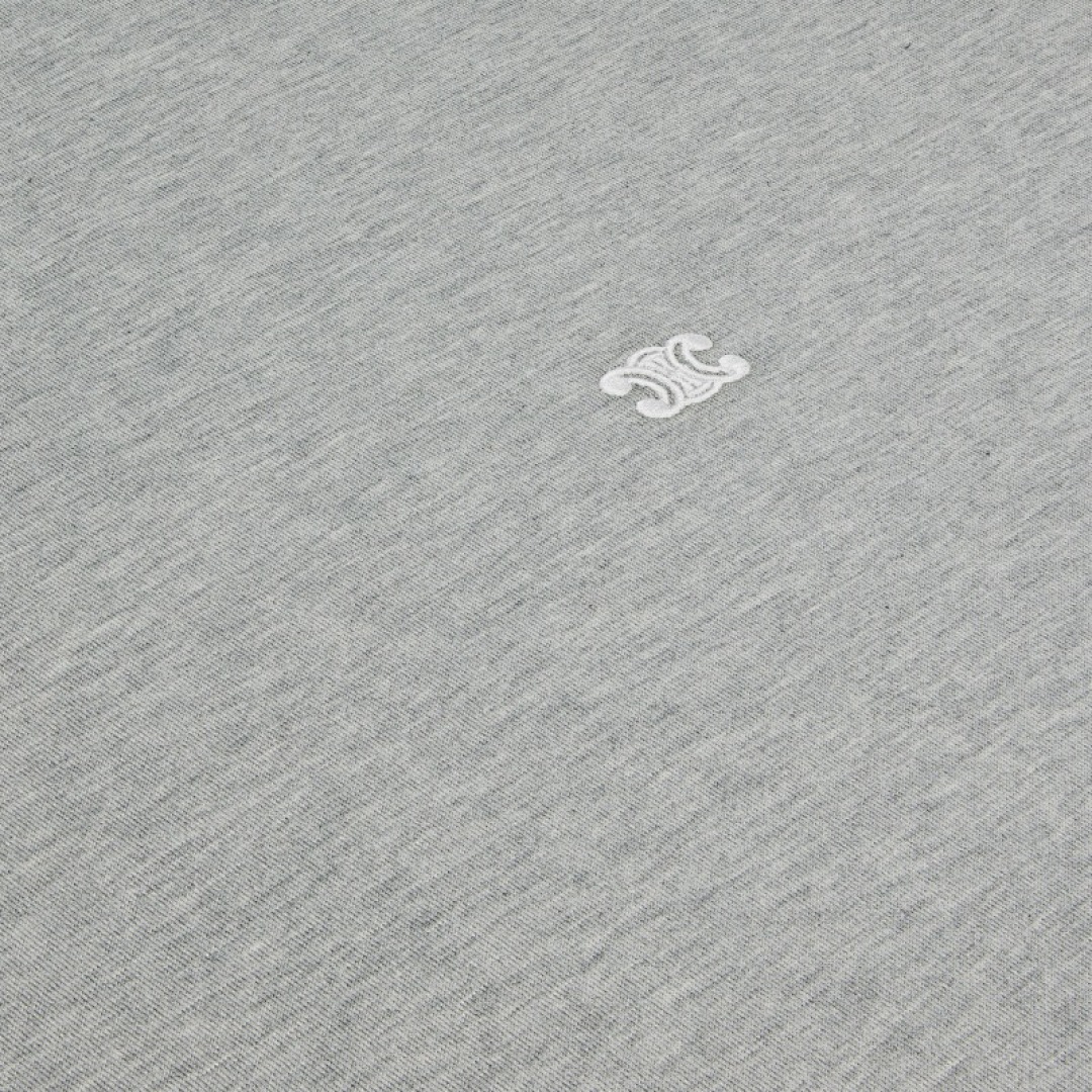 Chanel Double C Embroidered Small Label Short Sleeve (Grey) - Image 4