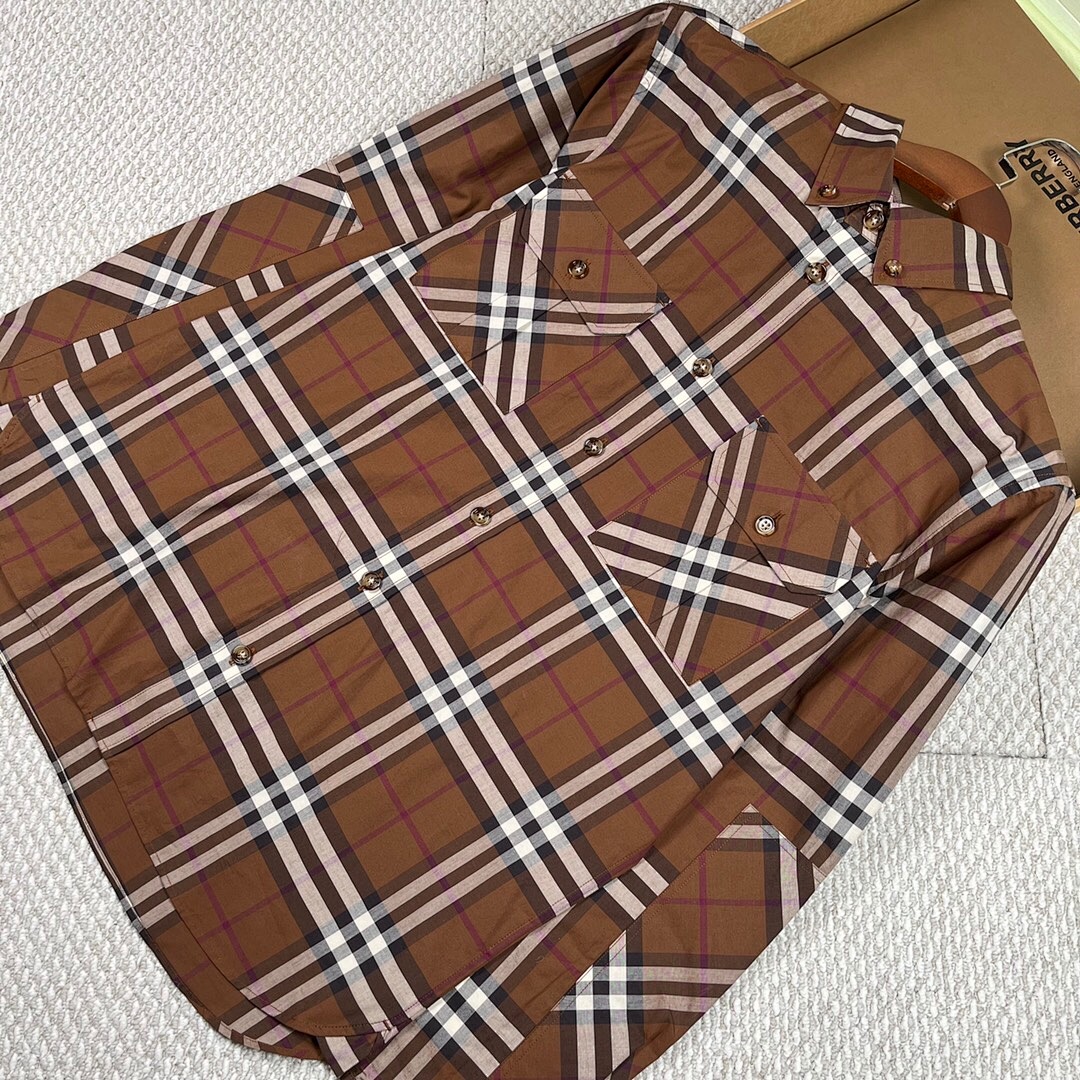 Burberry BR Stitching Plaid - Image 5