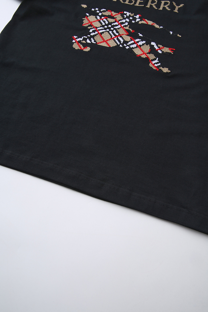 Burberry BR Plaid Short Sleeve (Black) - Image 16