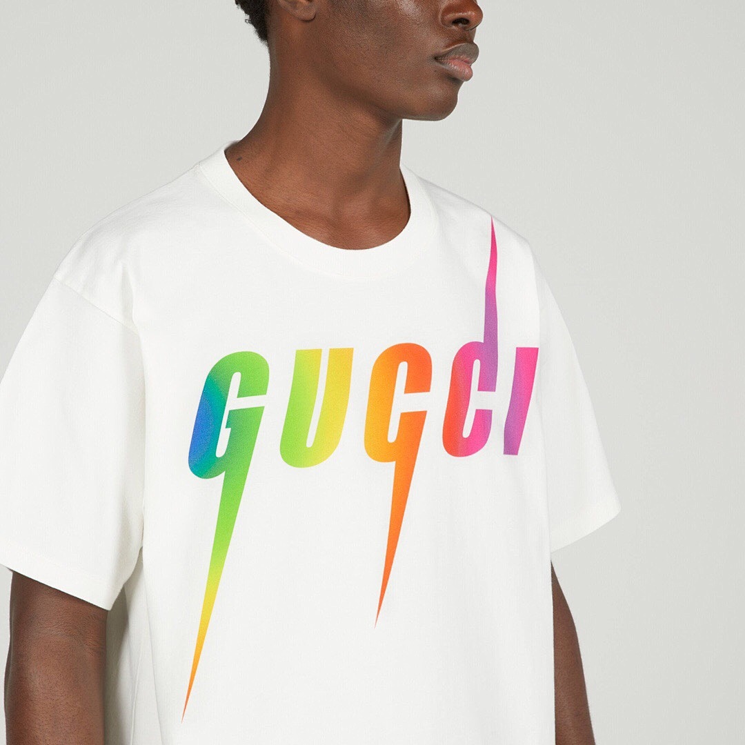 Gucci Color Electric Short Sleeve (White) - Image 15