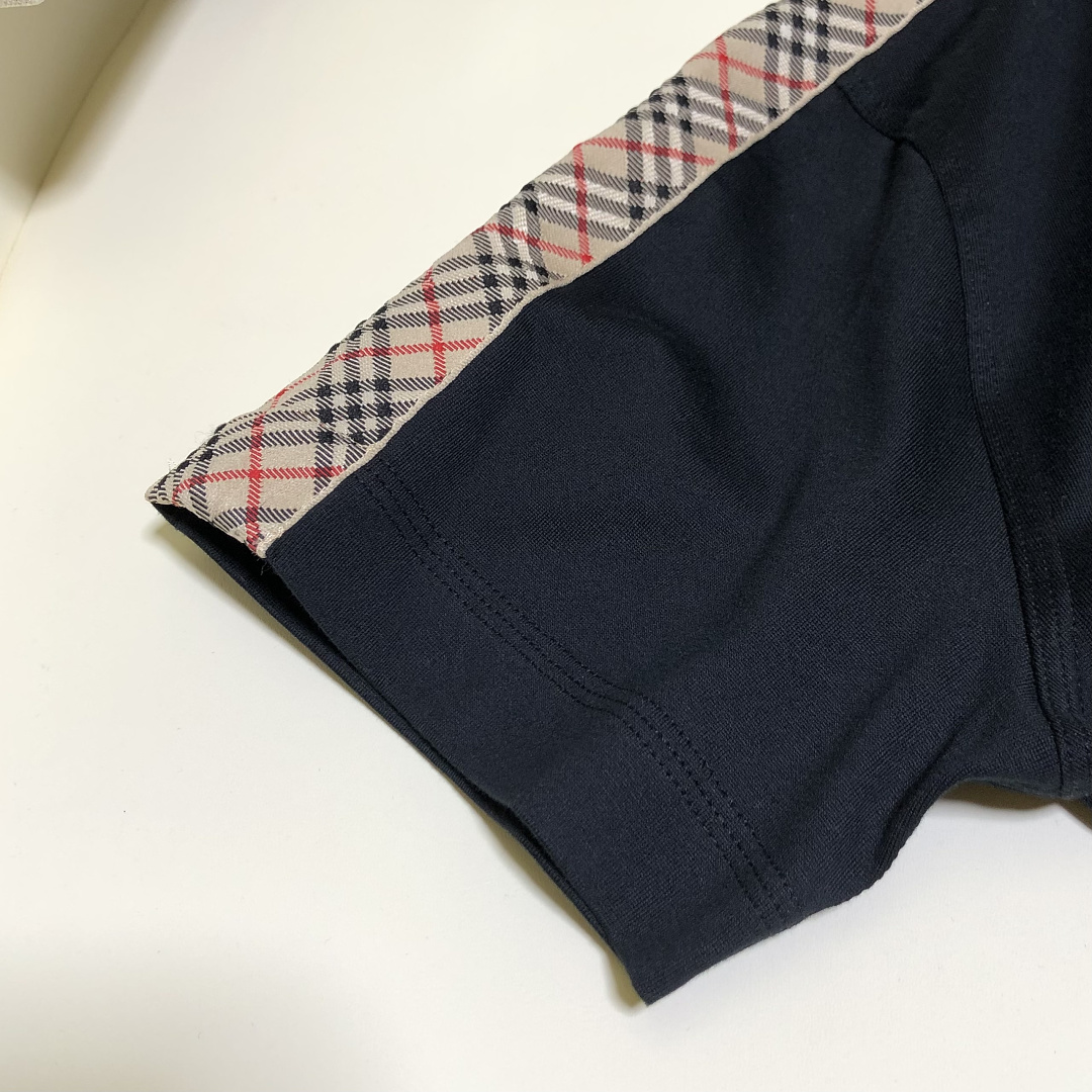 Burberry Embroidered Plaid T (Black) - Image 12