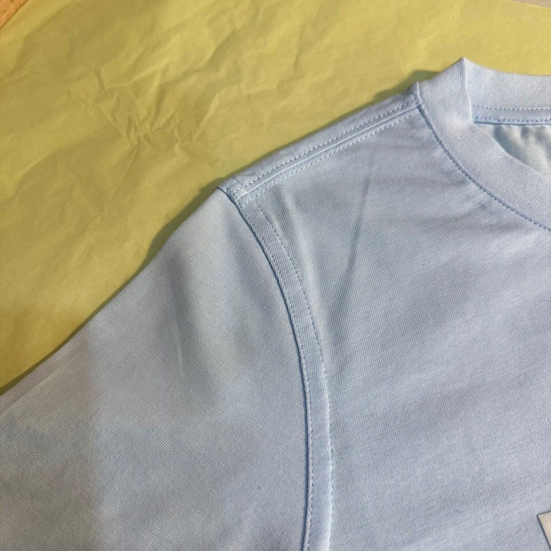 Burberry Short Sleeve Light Blue Woman - Image 4