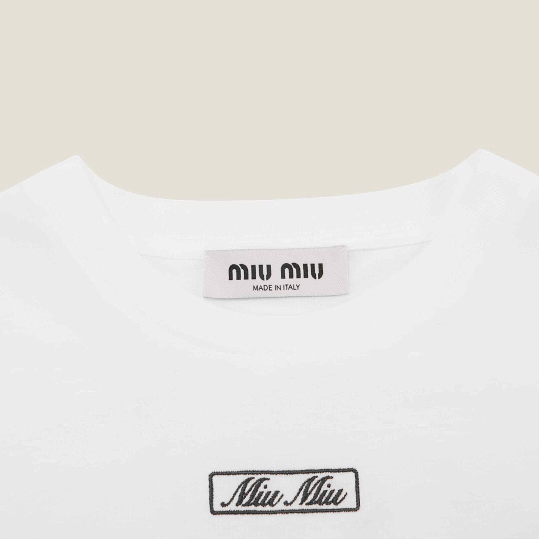 Unbranded MM Print Short Sleeve White (Women) - Image 3