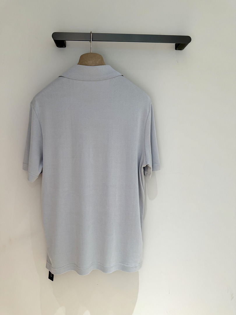 Ralph Lauren Silk Cotton POLO Smoke - Image 4