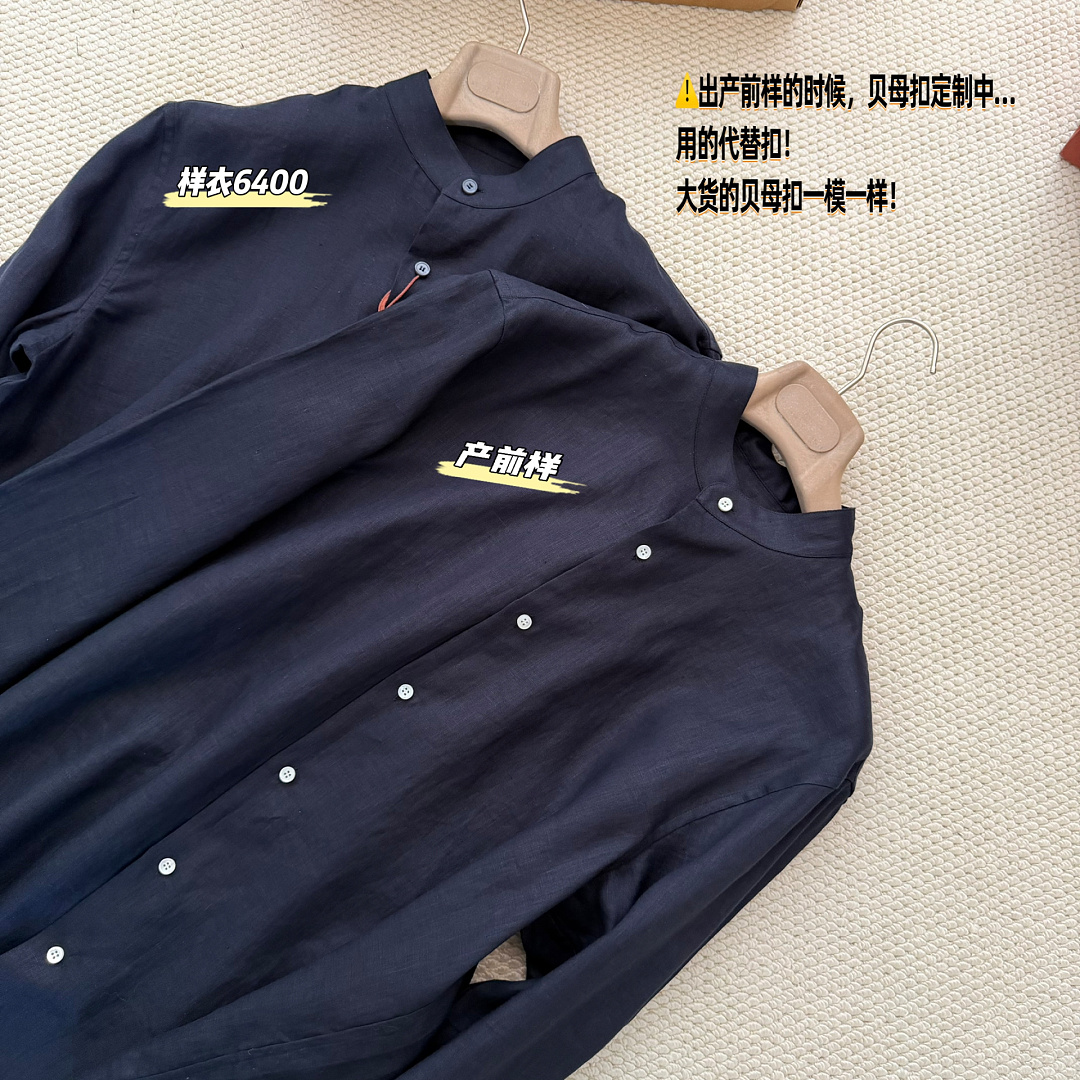 Unbranded Dark Blue Collar Linen - Image 16