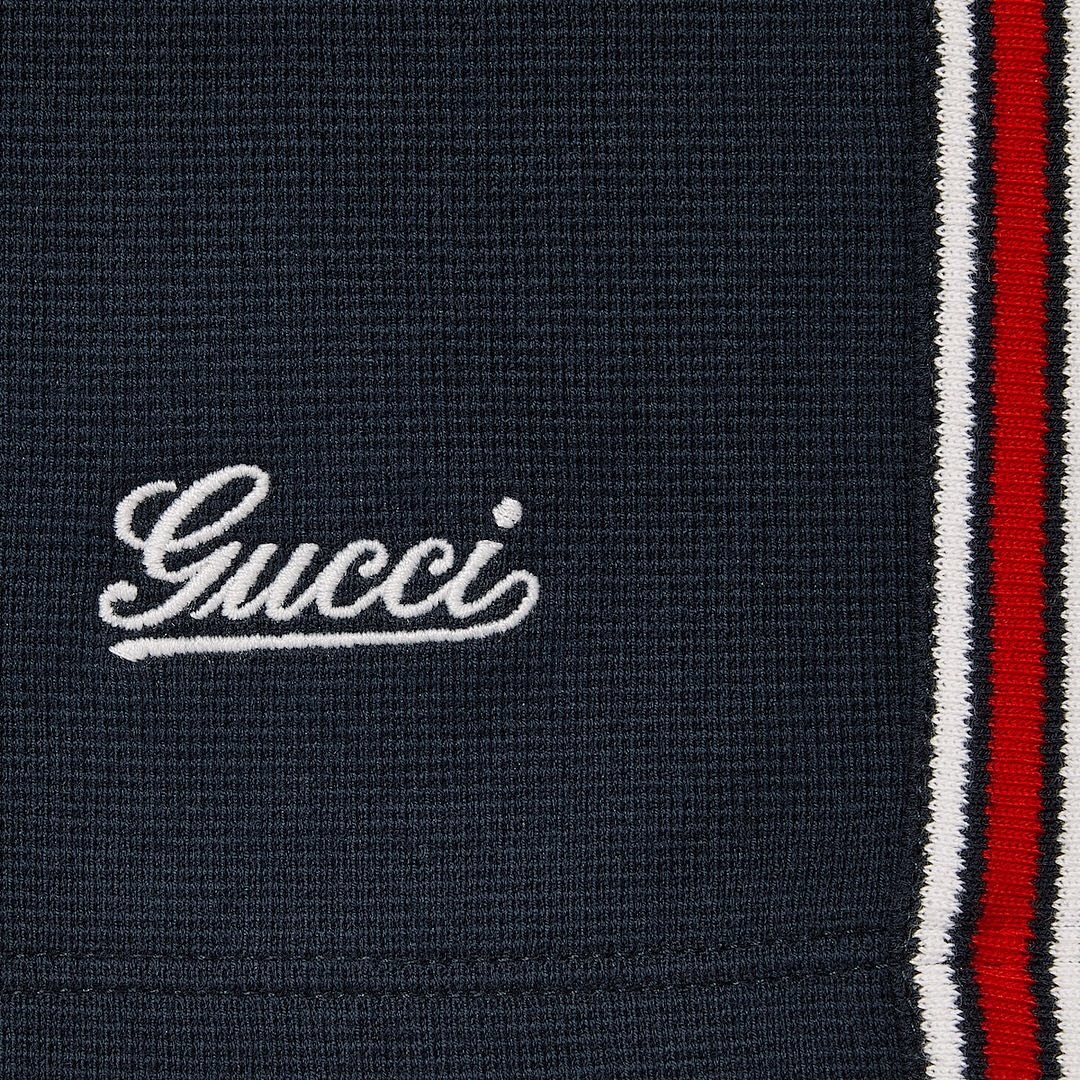 Gucci Red Striped Strap Short - Image 2