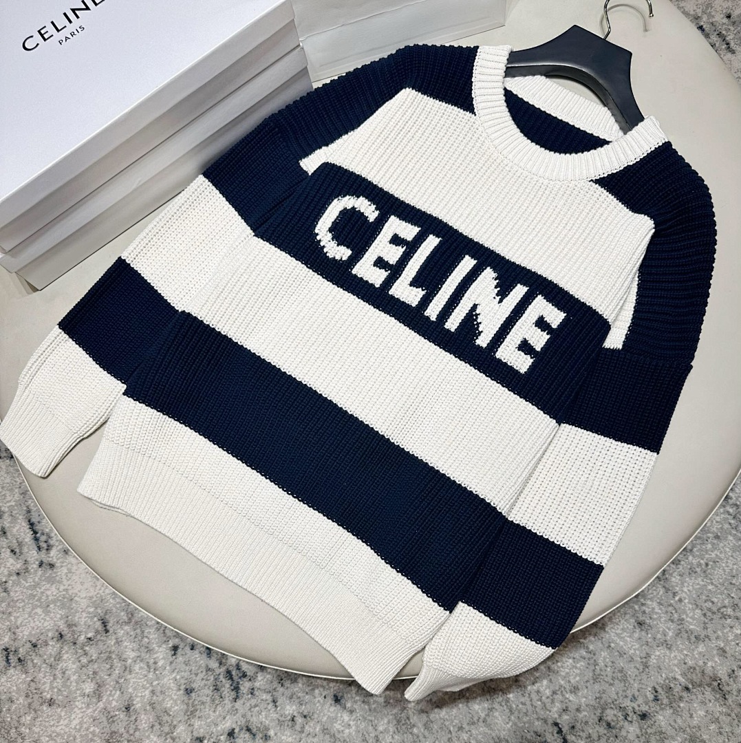 Celine C Striped Fleece - Image 11