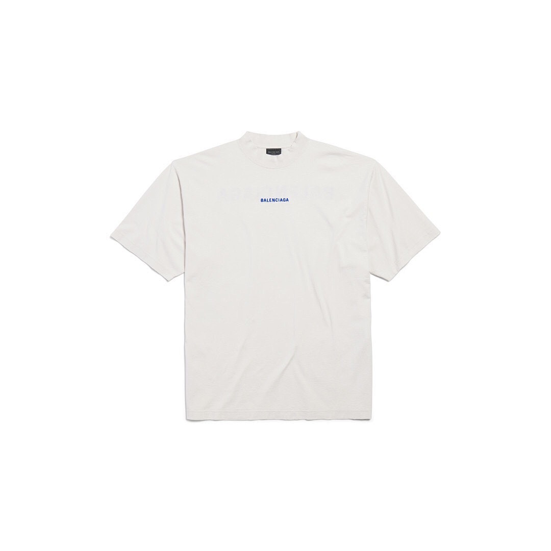 Balenciaga Blue Embroidered T - Image 2