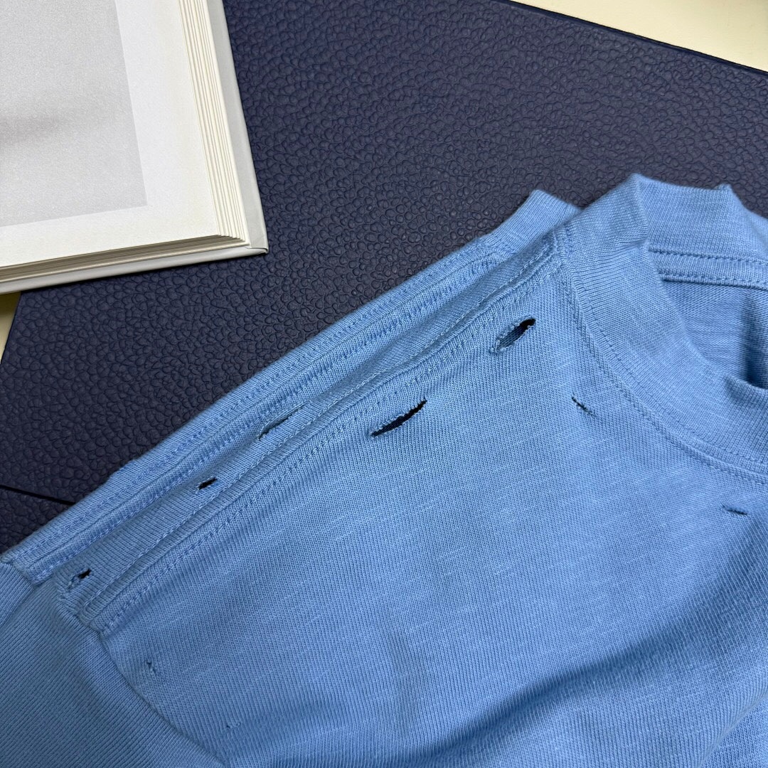 Unbranded Dr Small Print Short Sleeve (Blue) - Image 8