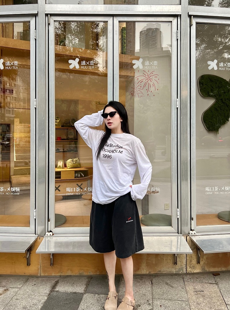 Balenciaga Collab Short (Washed Black) - Image 18
