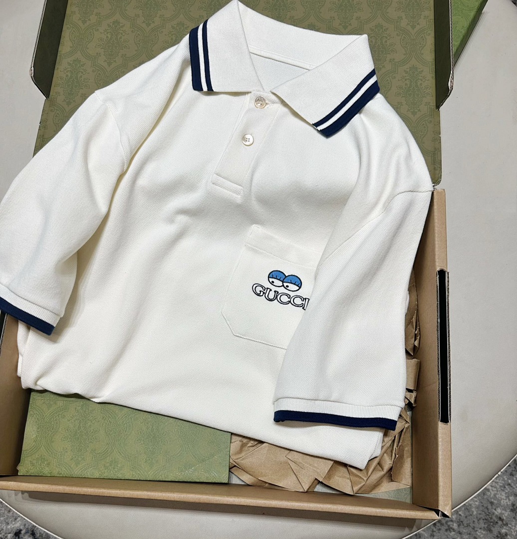 Ralph Lauren Khaki Embroidered POLO (White) - Image 11