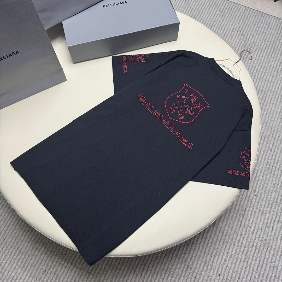 Balenciaga Embroidered Short Sleeve - Image 6