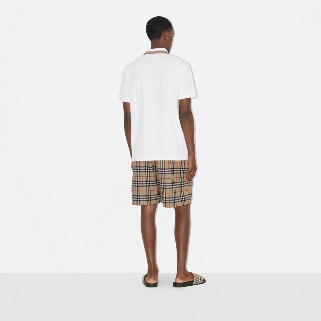 Ralph Lauren Color Striped Collar POLO (White) - Image 18