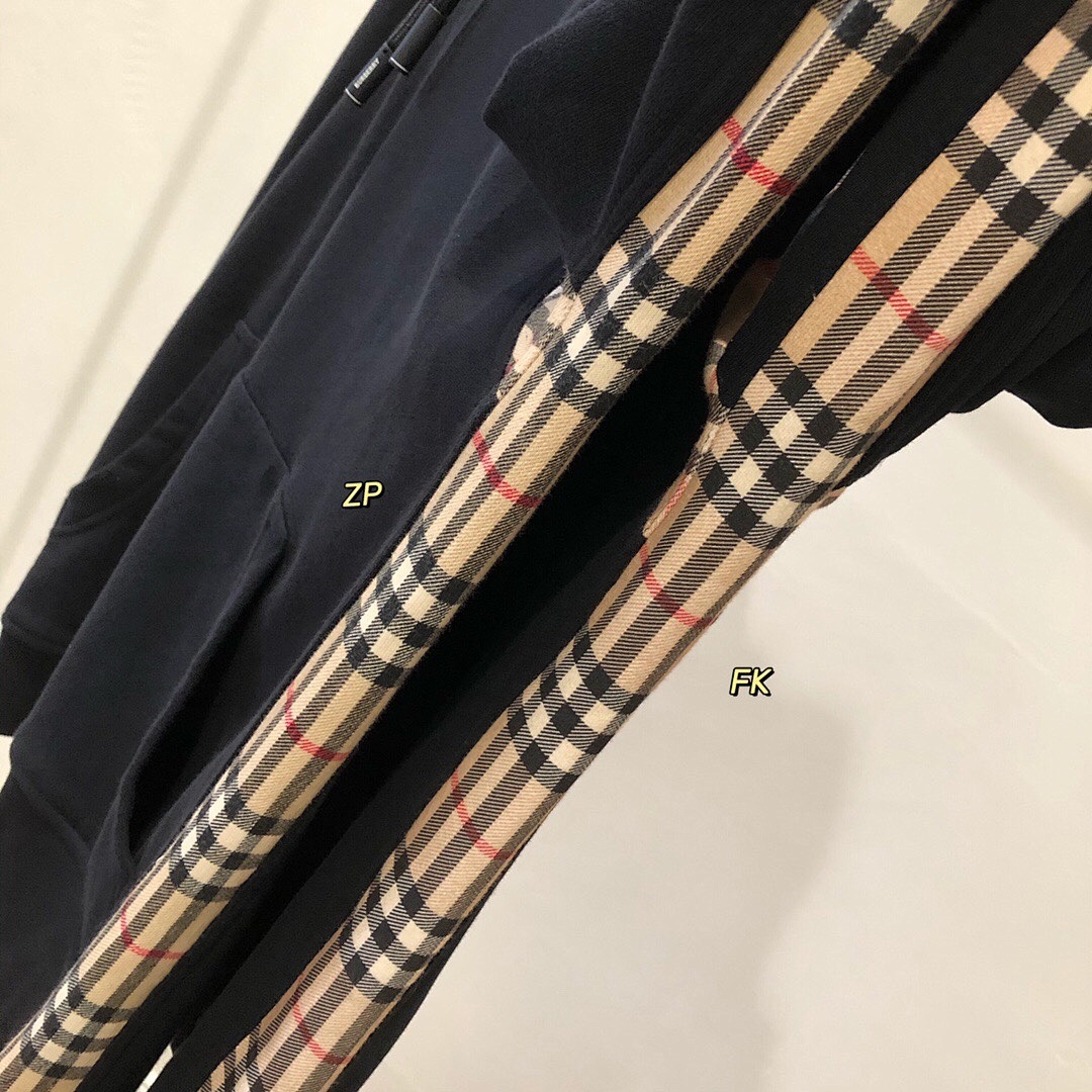Burberry 349 BR Patchwork Plaid (Black) - Image 6