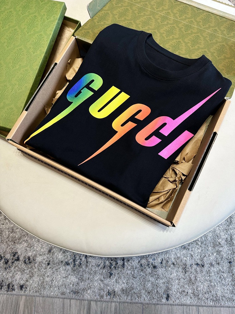 Gucci Color Electric Print Short Sleeve (Black) - Image 9