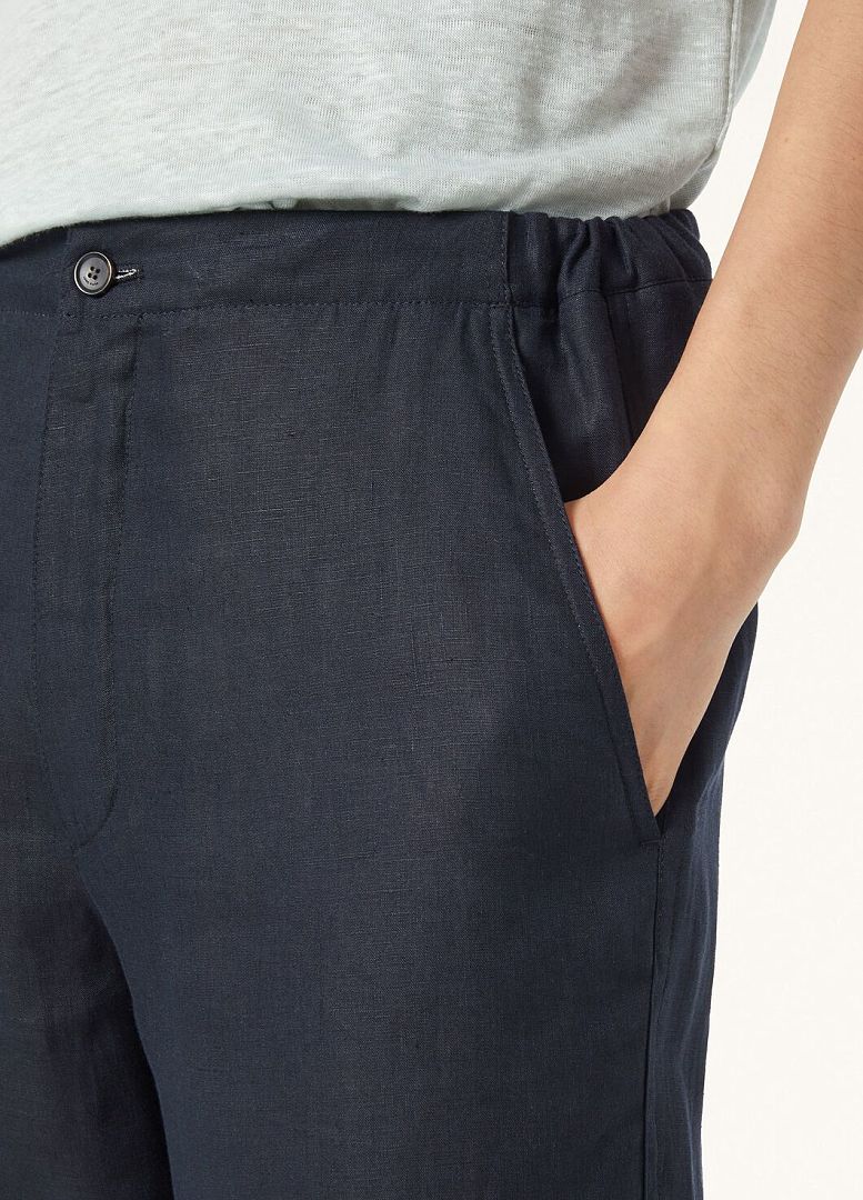 Unbranded Navy Linen Short - Image 16