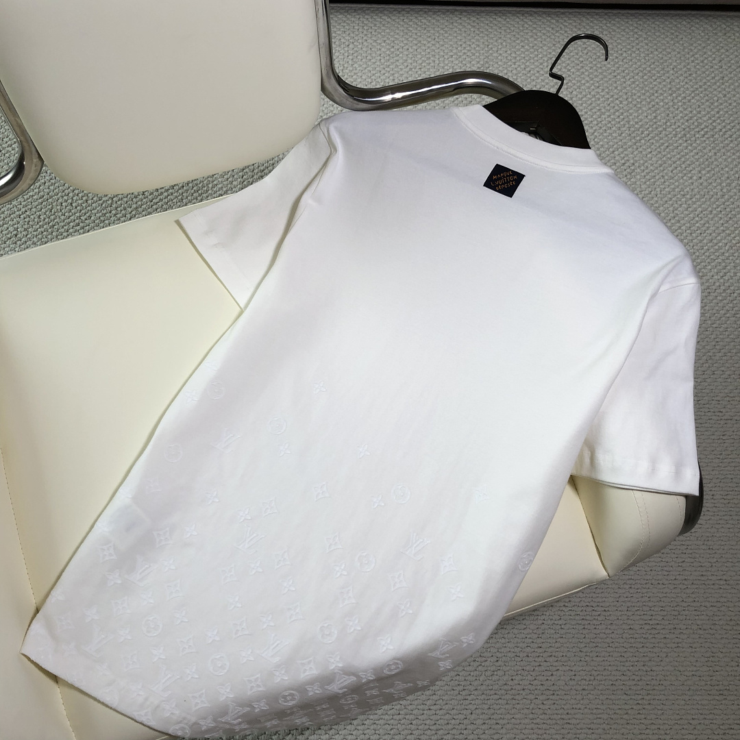 Unbranded Velvet Triple Floral T (White) - Image 5