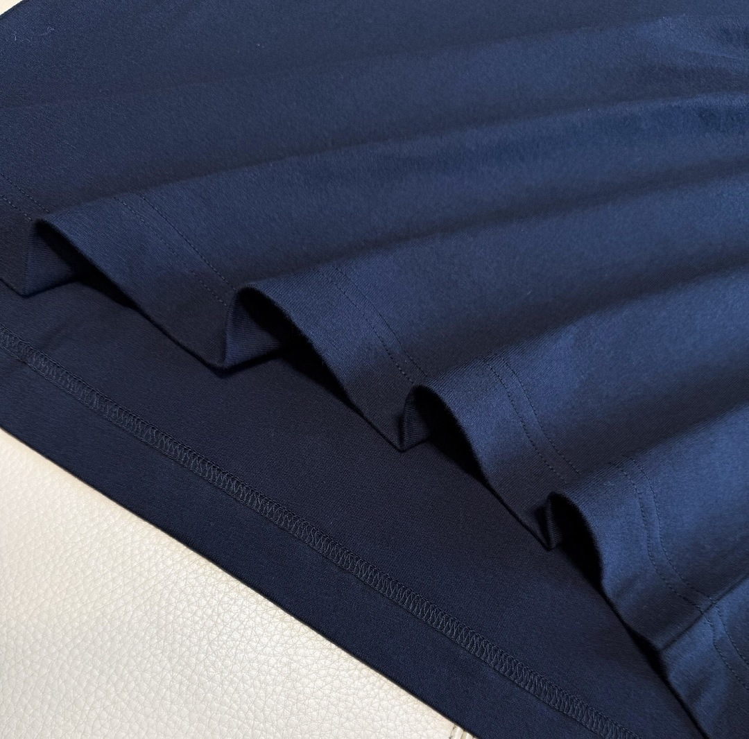 Burberry BR Plaid Collar T (Navy) - Image 10
