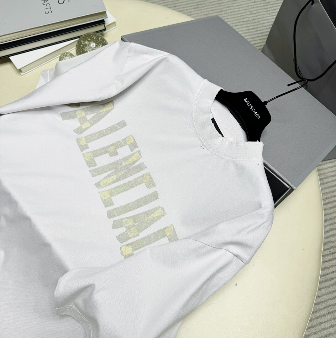 Balenciaga BA Gum Strap Short Sleeve