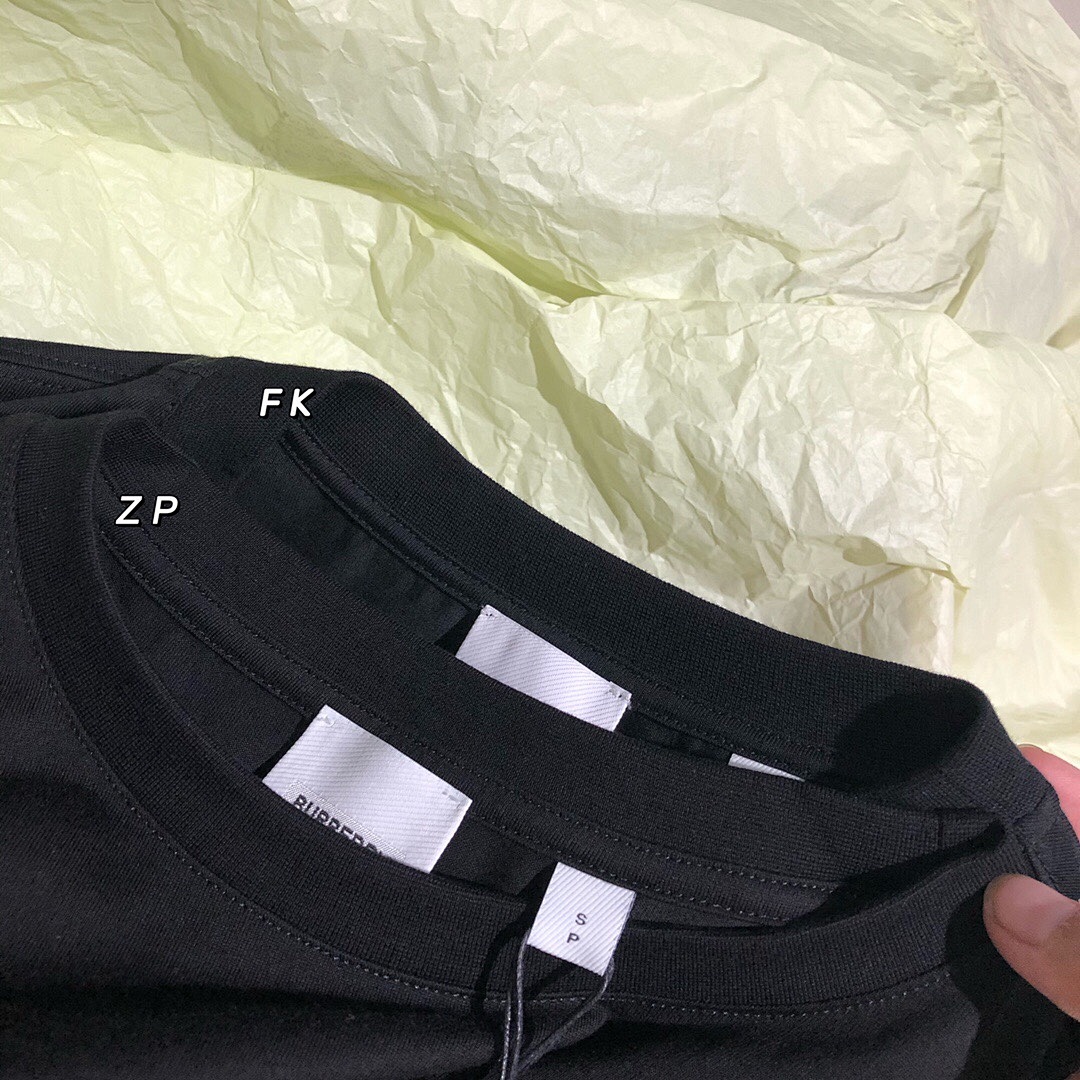 Burberry BR Coffee Plaid Short Sleeve (Black) - Image 12
