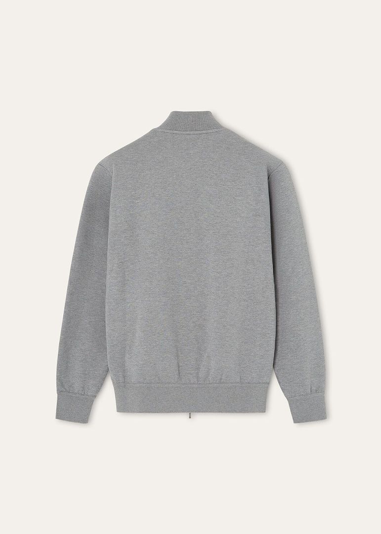 Unbranded Grey Zipper Cotton Jacket - Image 2