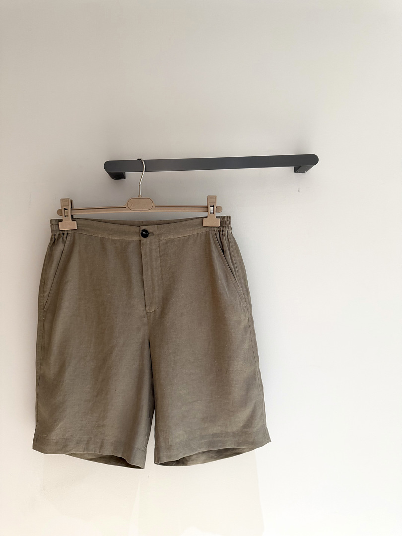 Unbranded Linen Yellow Short - Image 4