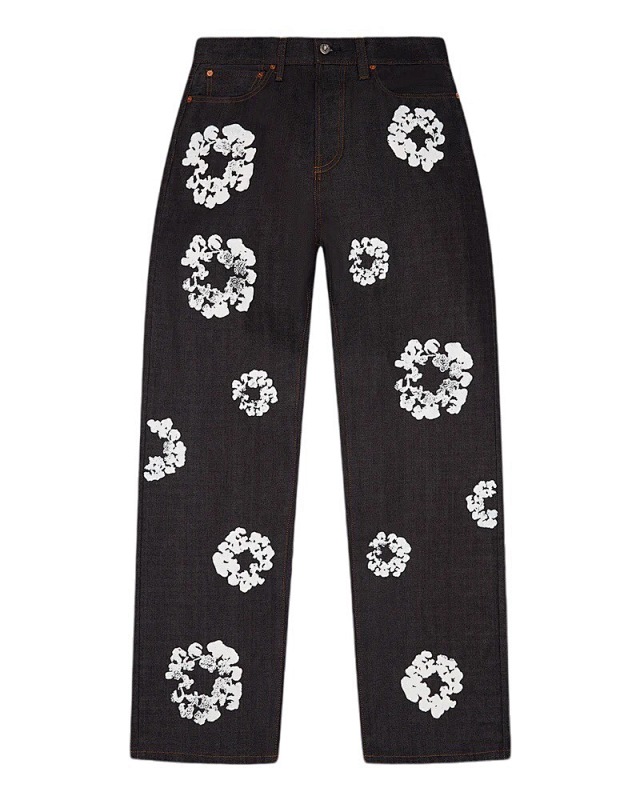 Unbranded Denim Cotton Floral (Black)