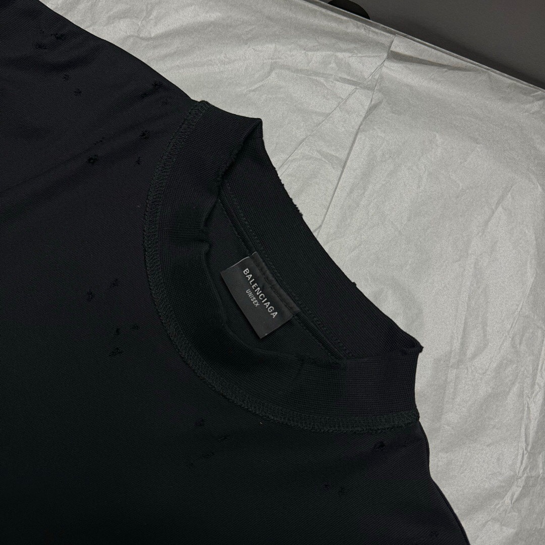 Balenciaga City Print Short Sleeve (Black) - Image 8