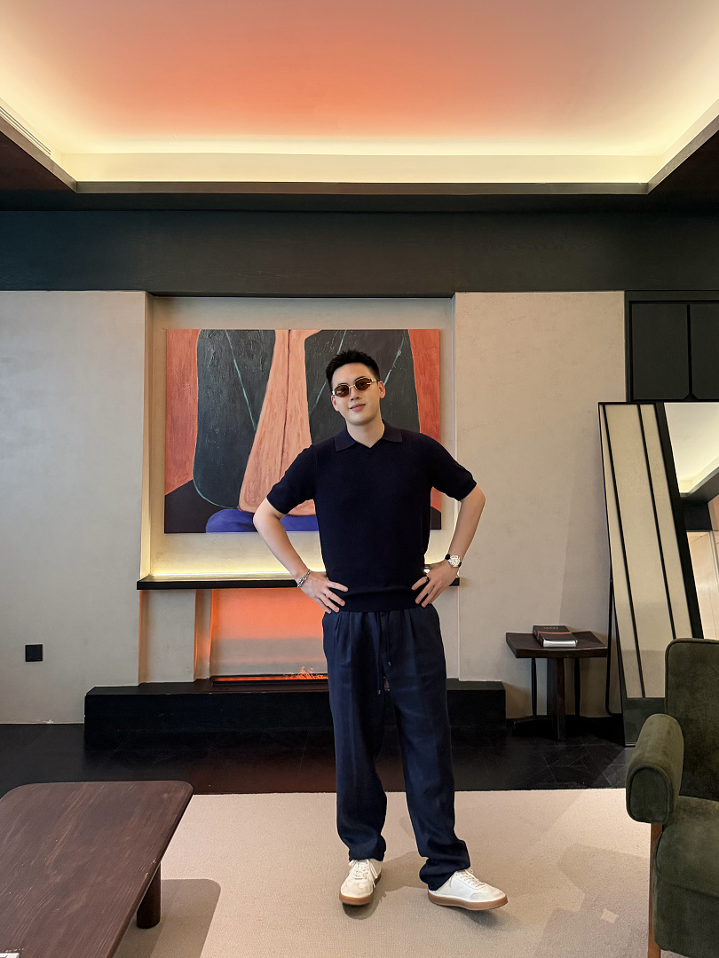 Unbranded Linen Long (Dark Blue) - Image 18