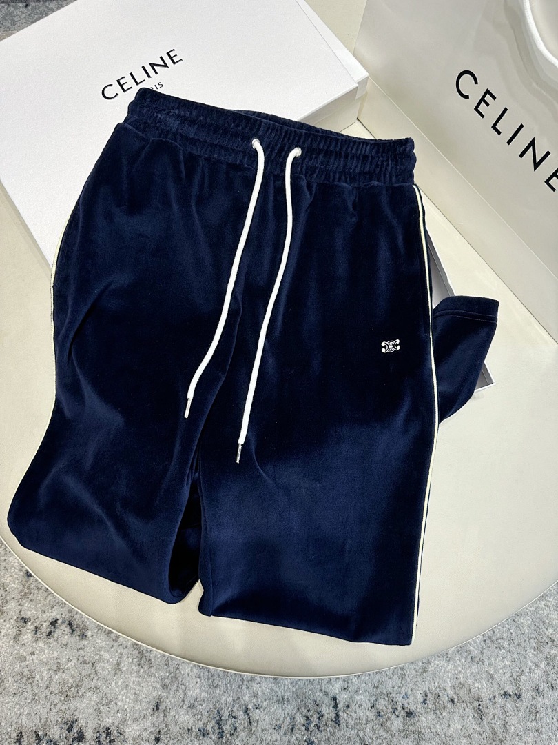 Celine Small Label Velvet Long - Image 6