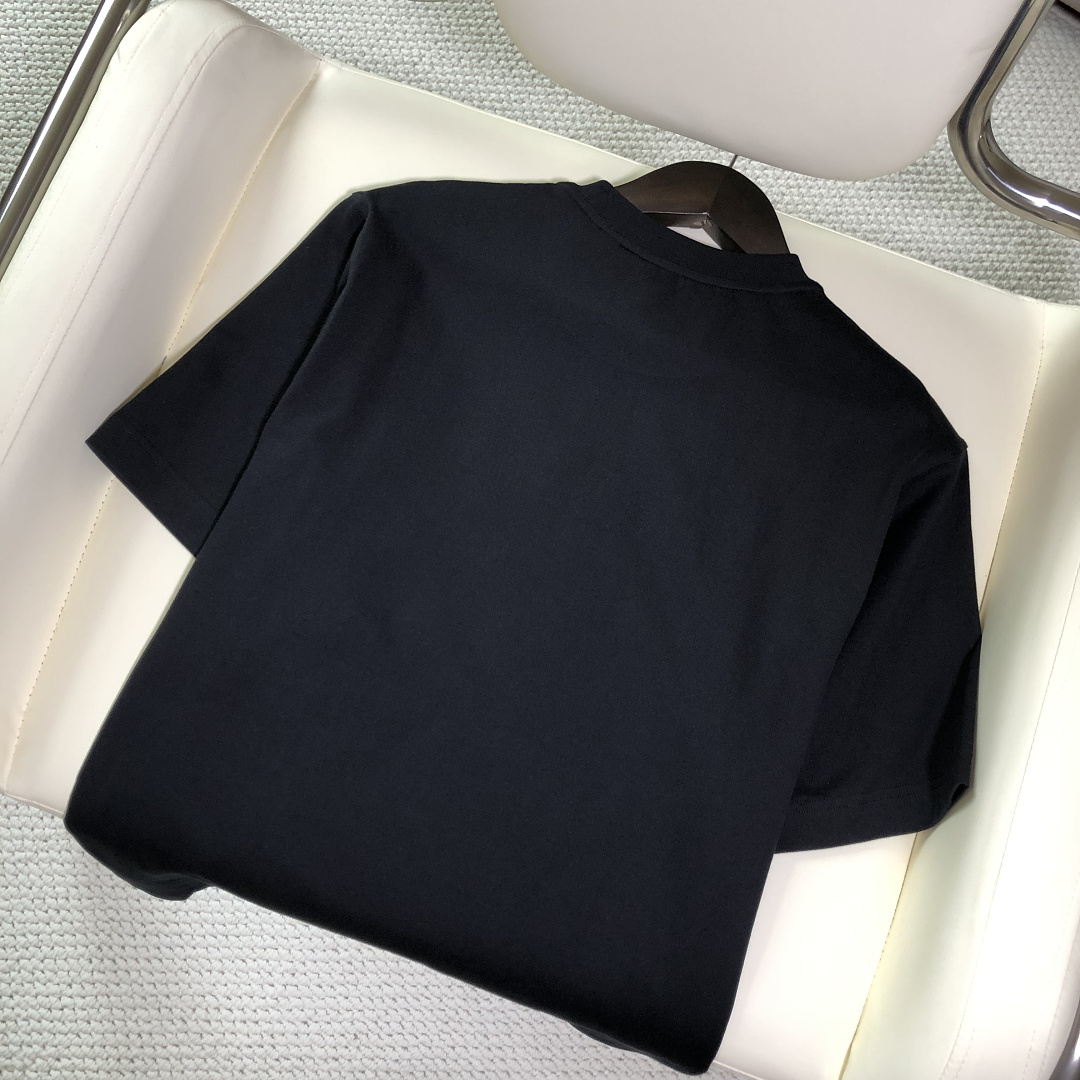 Burberry BR Plaid Short Sleeve (Black) - Image 6