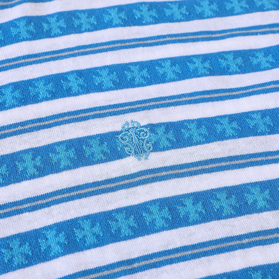 Unbranded Embroidered Short Sleeve (Blue) - Image 8
