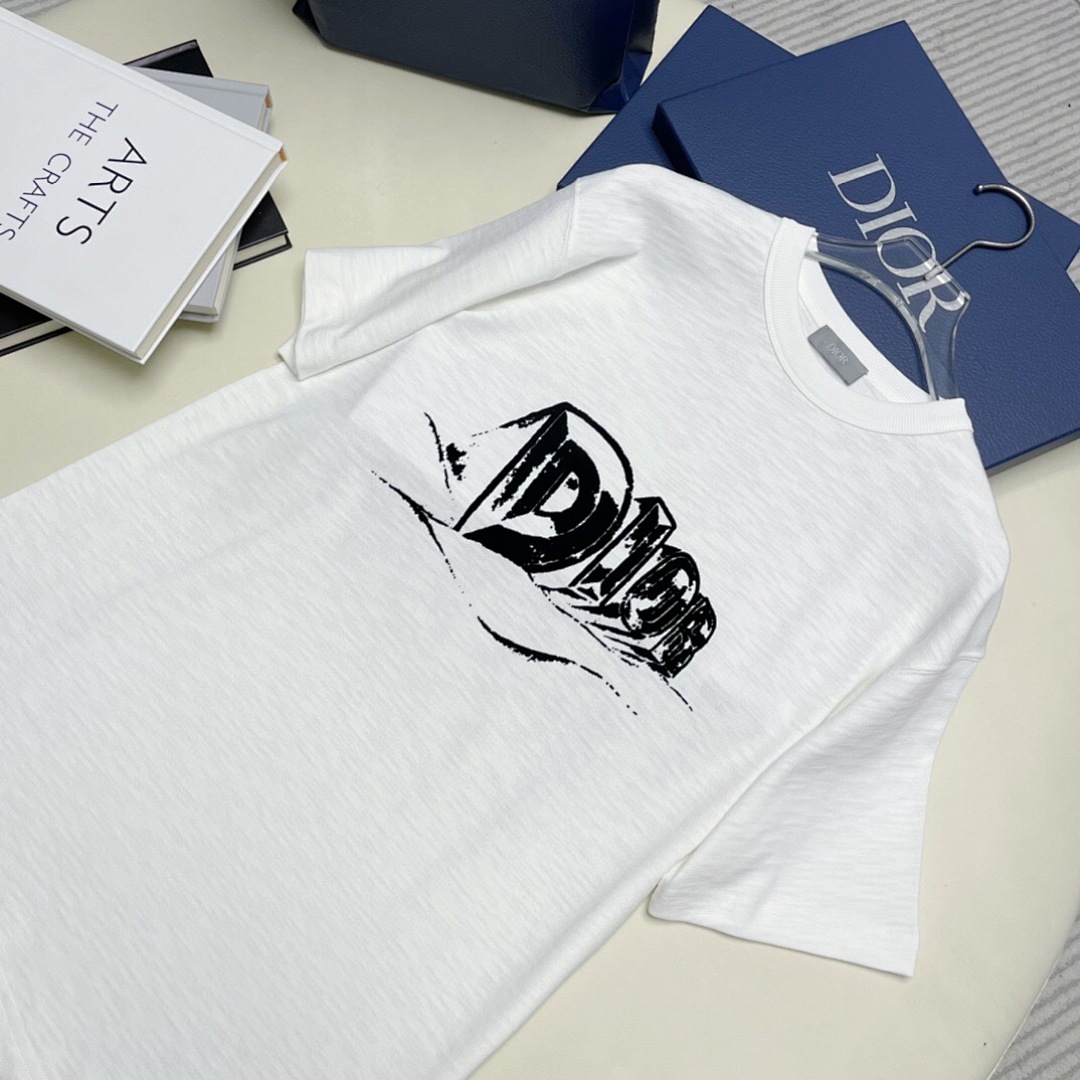 Off-White DR Velvet Short Sleeve Off (White) - Image 5