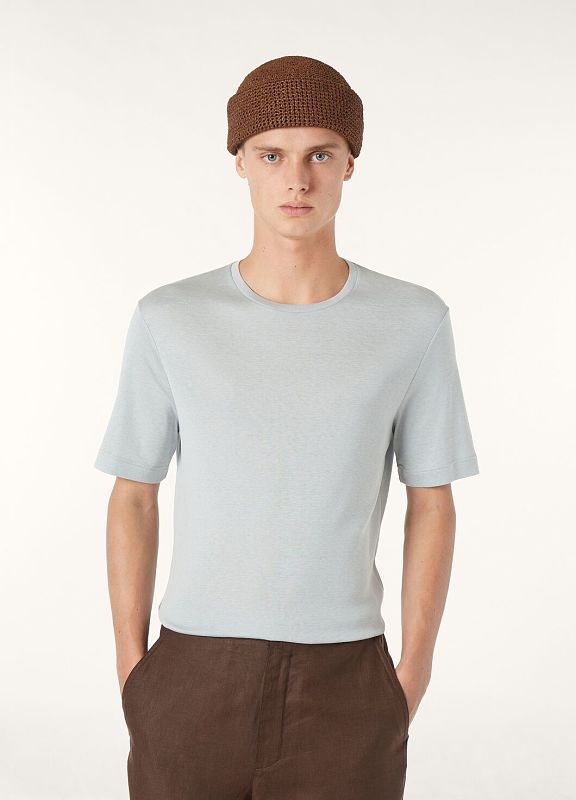 Unbranded Silk Cotton Short Sleeve Apricot (Cream)
