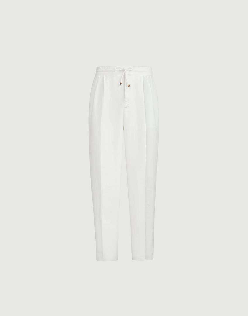 Unbranded Linen Long (White) - Image 2