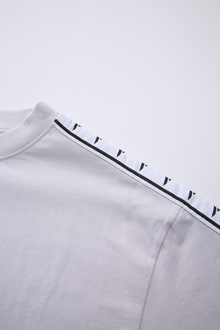 Balenciaga Strap T (Grey White) - Image 16