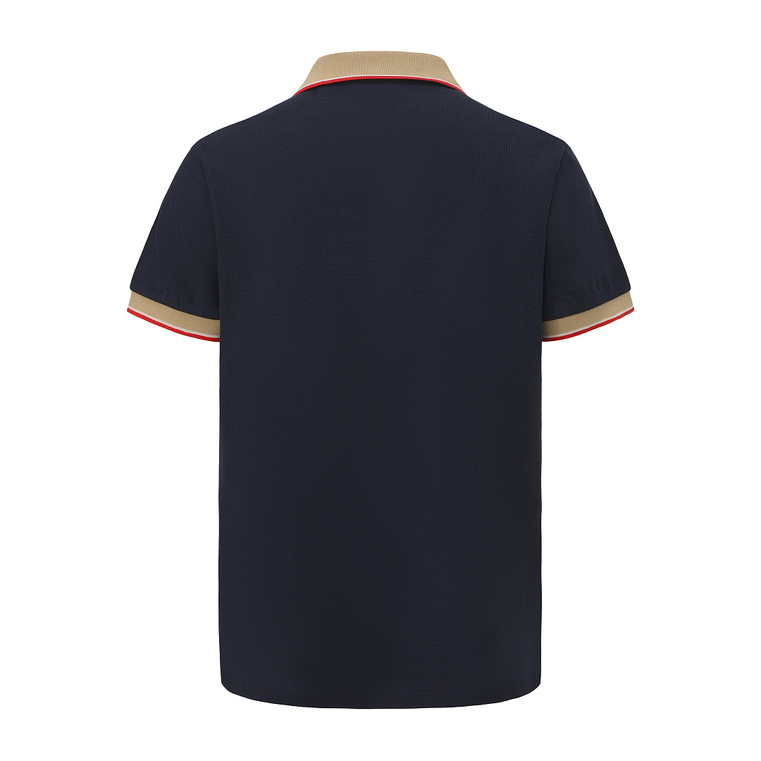 Burberry War Horse Letter Jacquard Collar Polo Shirt - Image 5