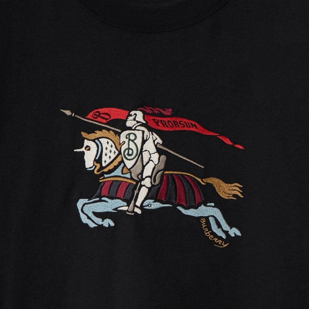 Burberry Color Embroidered T (Black) - Image 3