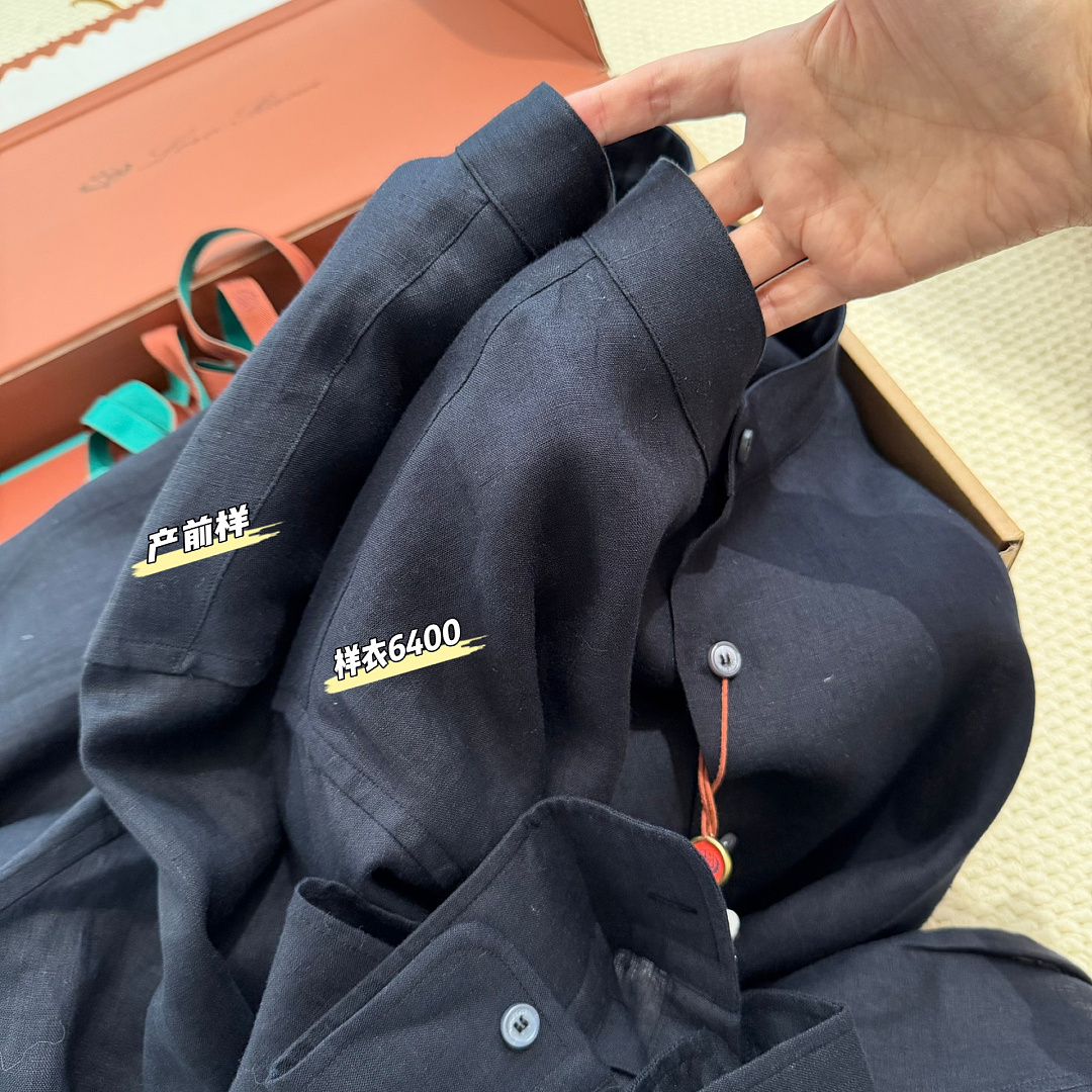 Unbranded Dark Blue Collar Linen - Image 18