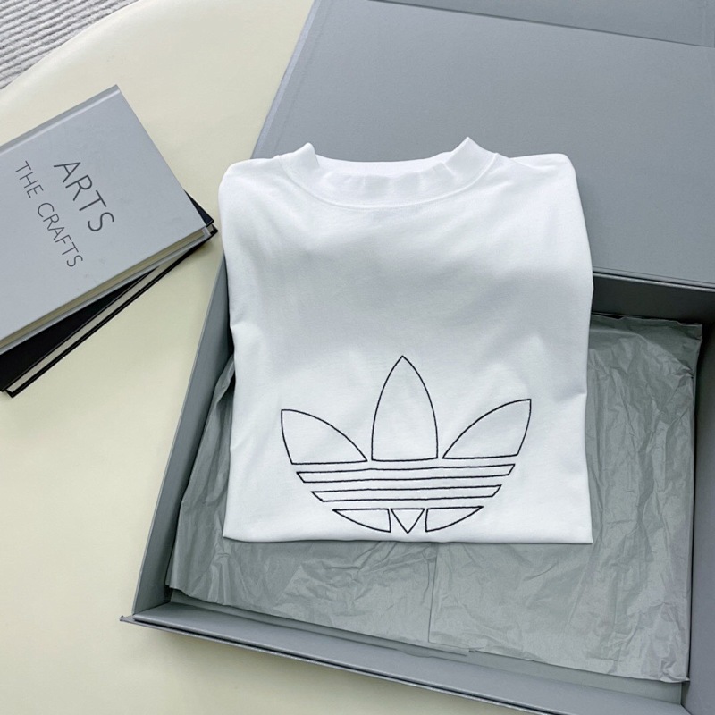 Balenciaga Triple Leaf Grass Collab Short Sleeve (White)
