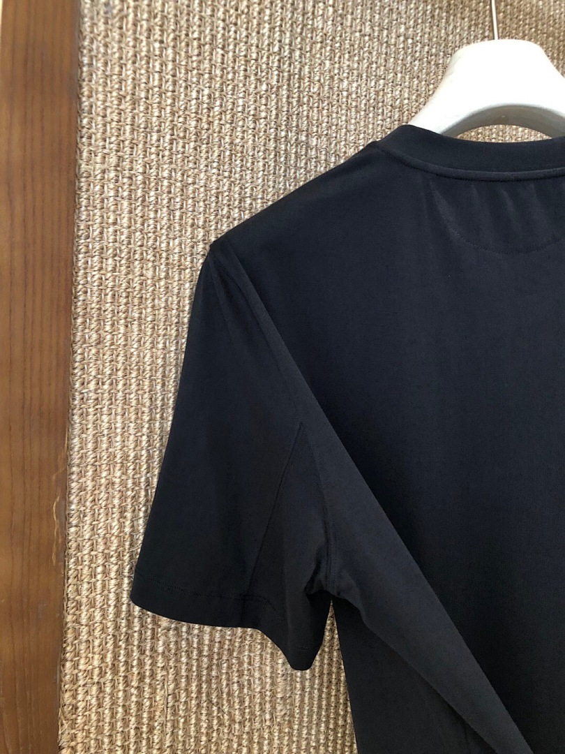 Unbranded Long Velvet Cotton T (Black) - Image 10