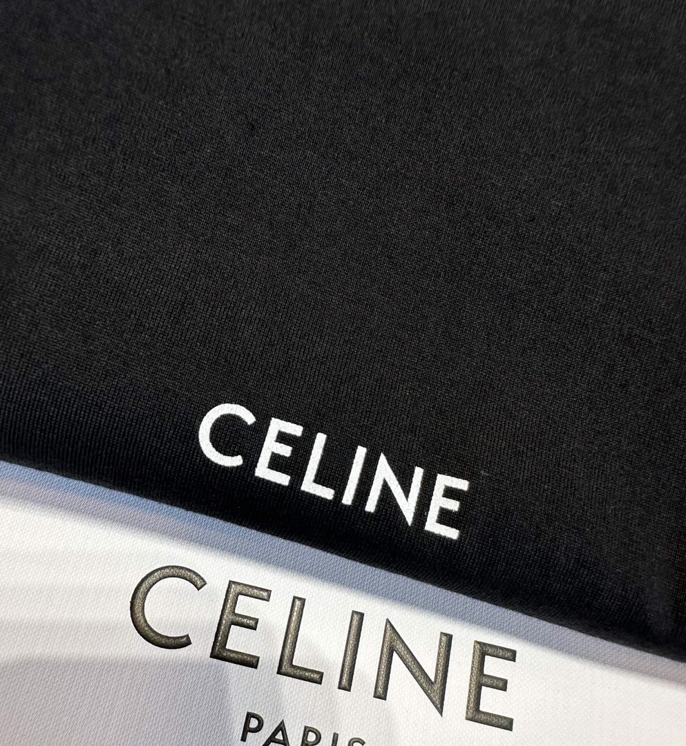 Celine C Small Short Sleeve (Black) - Image 7